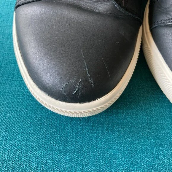 Donna Karan DKNY Women's Black White Wedge Bootie Sneakers Size 9.5 - Picture 3 of 12